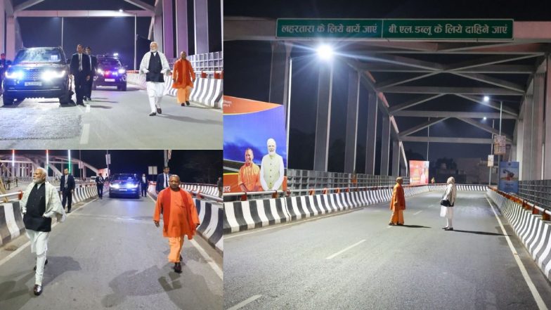 PM Modi Varanasi Visit: वाराणसी में आधी रात को पीएम मोदी ने फ्लाइओवर का किया निरीक्षण, आज पूर्वांचल को देंगे 14 हजार करोड़ की सौगात