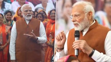 PM Modi Interact With Women: पीएम मोदी ने वाराणसी में अमूल के बनास डेयरी प्लांट का उद्घाटन के बाद महिलाओं से की बातचीत, देखें वीडियो