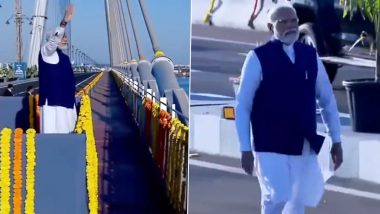 Sudarshan Setu: देश के सबसे लंबे 'सुदर्शन सेतु' ब्रिज के उद्घाटन के बाद पीएम मोदी ने सोशल मीडिया पर शेयर की फोटो, कहा- पर्यटन को मिलेगा बढ़ावा (View Pics)