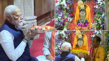 PM Modi's offers Prayers at Bayt Dwarka Temple: गुजरात दौरे पर पीएम मोदी, बेयट द्वारका मंदिर में की पूजा-अर्चना- VIDEO