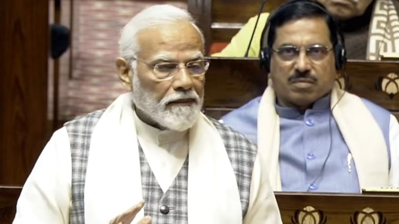 राज्यसभा में पीएम मोदी ने पढ़ी जवाहर लाल नेहरू की चिट्ठी, कहा, 'पूर्व पीएम ने किया था आरक्षण का विरोध'