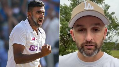 Nathan Lyon Congratulates Ashwin: नाथन लियोन ने वीडियो जारी कर आर अश्विन को 500 टेस्ट विकेट लेने पर दी बधाई, देखें Video