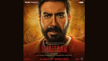 Shaitaan New Poster: रोमांचक फिल्म 'शैतान' का नया पोस्टर रिलीज, अजय देवगन, आर. माधवन और ज्योतिका आएंगे नजर (View Pic)