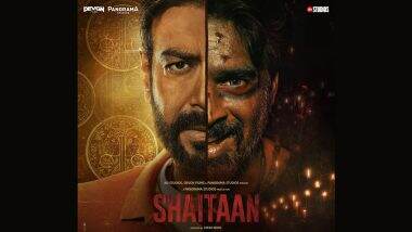 Shaitaan Trailer Update: अजय देवगन स्टारर 'शैतान' का ट्रेलर कल होगा रिलीज, शुरु होगी गुड वर्सेस ईवल की जंग (View Pic)