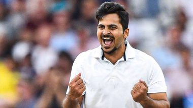 Shardul Thakur Six-Wicket Haul: रणजी ट्रॉफी मैच में शार्दुल ठाकुर ने झटके छह विकेट, मुंबई ने असम को 84 रन पर किया ऑलआउट, देखें वीडियो