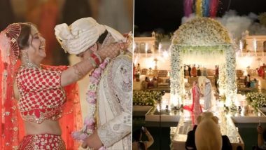 Sonarika Bhadoria Wedding: शादी के पवित्र बंधन में बंधी टीवी की पार्वती सोनारिका भदौरिया, विकास पराशर के साथ लिए सात फेरे (Watch Video)