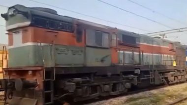 Train Runs Without Driver in Jammu: जम्मू में रेलवे विभाग की बड़ी लापरवाही! बिना ड्राइवर के ही मालगाड़ी 70-80 KM की रफ़्तार से दौड़ी; मचा हड़कंप- देखें वीडियो