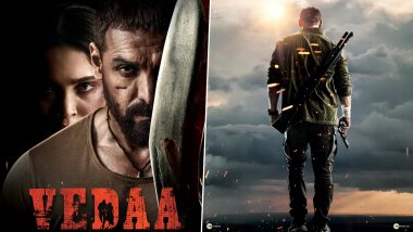 John Abraham स्टारर एक्शन से भरी आगामी फिल्म 'Vedaa' 12 जुलाई को सिनेमाघरों में देगी दस्तक, जबरा पोस्टर हुआ रिलीज (View Pic)