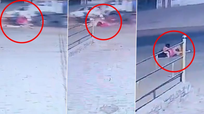 Uttar Pradesh Road Accident: कौशांबी में बाइक सवार मां-बेटे को डंपर ट्रक ने रौंदा, हादसे वीडियो आया सामने