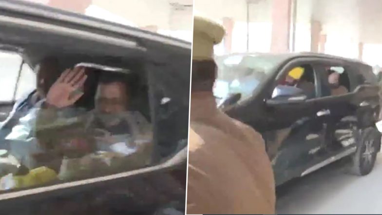 CM Kejriwal-Bhagwant Mann Ram Temple Visit: सीएम भगवंत मान के साथ अयोध्या पहुंचे अरविंद केजरीवाल, करेंगे राम लला का दर्शन- VIDEO