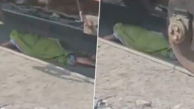 Video: बिहार के अररिया में ट्रैक पार कर रही महिला के ऊपर से गुजरी मालगाड़ी, बाल-बाल बची जान