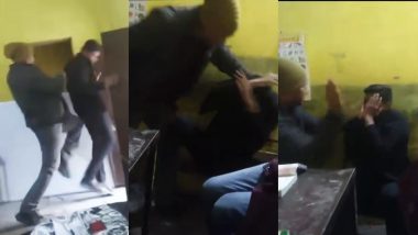UP: क्लास में हंसने पर कोचिंग संचालक ने छात्र को बेरहमी से पीटा, थप्पड़-घूंसे बरसाने का वीडियो वायरल