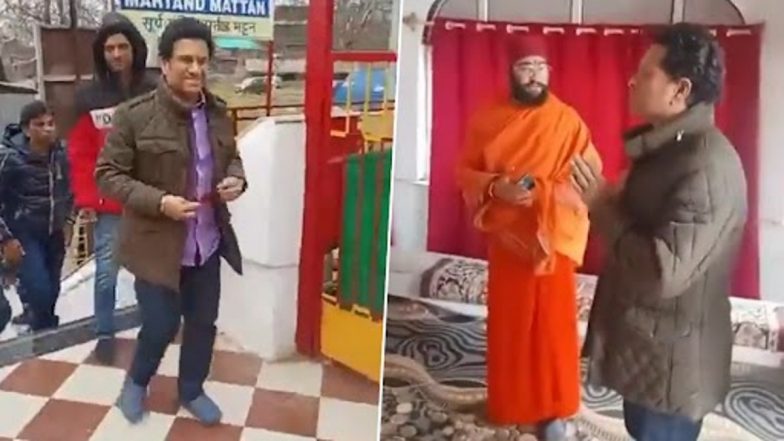 Sachin Tendulkar At Martand Temple In Kashmir: सचिन तेंदुलकर पहुंचे कश्मीर, अनंतनाग के मार्तंड मंदिर में मास्टर ब्लास्टर ने की पूजा- अर्चना, देखें वीडियो