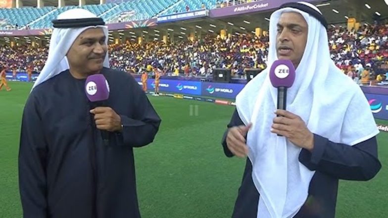 Virender Sehwag Arab Avatar:&nbsp;अरबी अवतार में दिखें टीम इंडिया के सलामी बल्लेबाज वीरेंद्र सहवाग,&nbsp;&nbsp;ILT20 फ़ाइनल&nbsp;में शोएब अख्तर के साथ कर रहे थे कमेंट्री&nbsp;