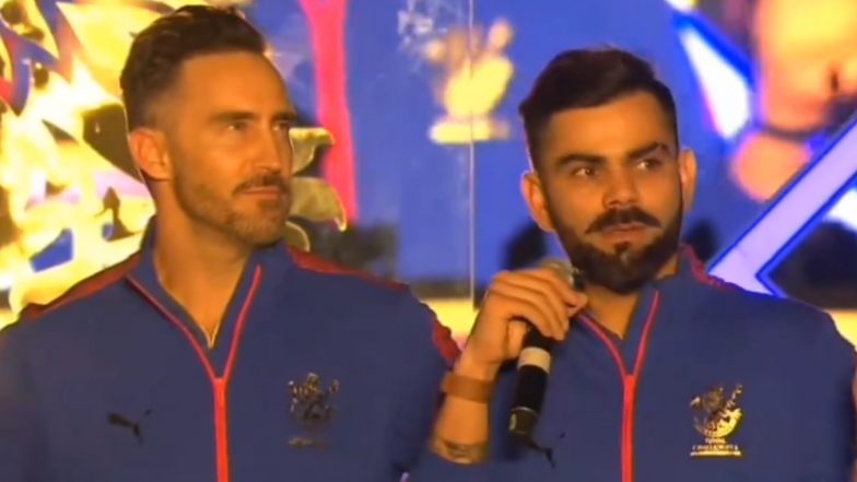 Virat Kohli Kannada RCB Unbox Event: आरसीबी के कार्यक्रम में कन्नड़ बोलते दिखाई दिए विराट कोहली, फैंस हुए क्रेज़ी- WATCH VIDEO