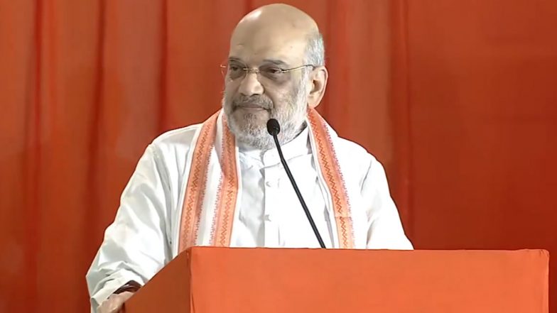 Amit Shah Telangana Visit: तेलंगाना में कांग्रेस-BRS पर भड़के गृह मंत्री अमित शाह, कहा- दोनों पार्टियों ने मिलकर करोड़ों रुपये का भ्रष्टाचार किया- VIDEO