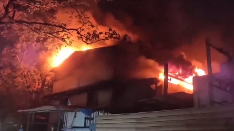 Daman Fire Video: दमन की एक प्लास्टिक फैक्ट्री में लगी भीषण आग, मौके पर पहुंचीं दमकल की गाड़ियां, देखें वीडियो