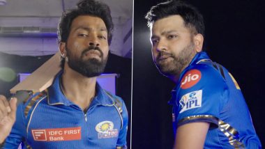 Mumbai Indians Ad Shoot Video IPL 2024: मुंबई इंडियंस की एड शूट सोशल मीडिया पर हुआ वायरल, ऐसे नजर आए रोहित शर्मा, हार्दिक पांड्या और जसप्रीत बुमराह; देखें वीडियो