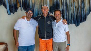 Ronaldo Meets CEO Of Red Sea: क्रिस्टियानो रोनाल्डो ने रेड सी ग्लोबल के CEO और आधिकारिक प्रवक्ता से की मुलाकात, देखें तस्वीर