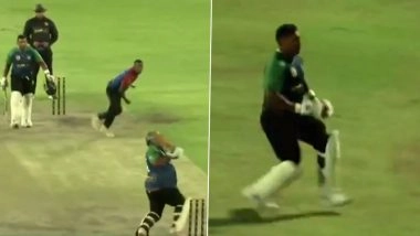 Batter Hits Last Ball Six Video: दक्षिण अफ़्रीकी क्लब क्रिकेट में बल्लेबाज़ ने आखिरी गेंद पर छक्का लगाकर टीम को दिलाई जीत, देखें वीडियो