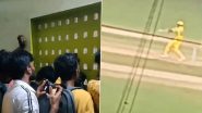 Fans Watching CSK Match From Railway Station: चेपॉक रेलवे स्टेशन पर चेन्नई सुपर किंग्स का मैच देखते दिखे प्रशंसक, वीडियो हुआ वायरल