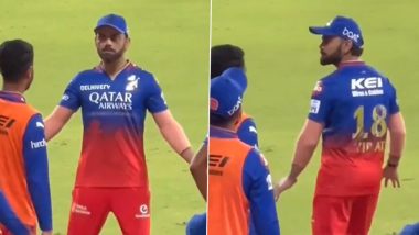 Virat Kohli Dance Video: CSK vs RCB मैच के दौरान विराट कोहली ने थलपति विजय के 'अप्पाडी पोडु' पर किया डांस, देखें वीडियो