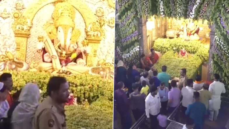 Dagdusheth Temple Pune: 2 हजार किलों अंगूरों से सजाया गया दगडूशेठ हलवाई गणपति मंदिर -Video