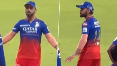 Virat Kohli's Dance Moves Video: विराट कोहली का डांस मूव्स हुआ वायरल, मैच के दौरान थलापति विजय के 'अप्पाडी पोडु' गाने पर थिरके 'रन मशीन'; देखें वीडियो