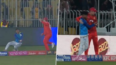 Ball Boy Takes Sensational Catch: पीएसएल में बॉल बॉय ने लिया शानदार कैच, कॉलिन मुनरो ने लगाया गले; देखें वीडियो