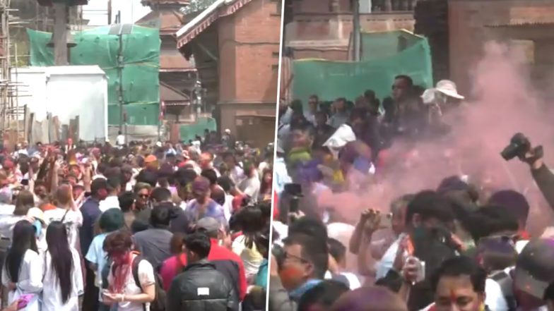 Nepal Holi 2024: नेपाल में कड़ी सुरक्षा के बीच मनाई गई होली
