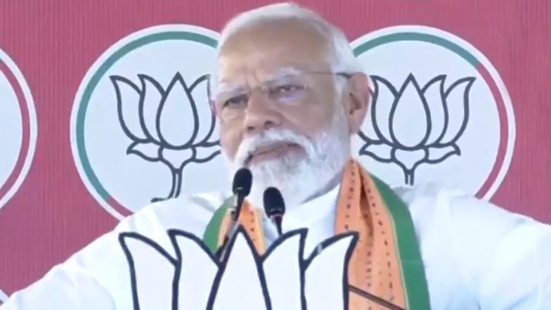 PM Modi Tamil Nadu Visit: तमिलनाडु में I.N.D.I.A गठबंधन पर बरसे PM मोदी, कांग्रेस-DMK पर लगाया घोटाले का आरोप- VIDEO