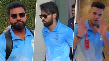 Mumbai Indians Squad Arrives in Hyderabad: सनराइजर्स हैदराबाद के खिलाफ मुकाबले से पहले मुंबई इंडियंस की टीम हैदराबाद पहुंची, देखें वीडियो