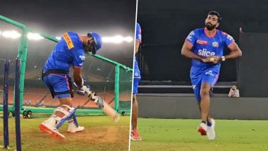 IPL 2024: गुजरात टाइटंस के खिलाफ मैच से पहले मुंबई इंडियंस के कैंप में जमकर पसीनाबहा रहे हैं जसप्रित बुमराह, देखें वीडियो