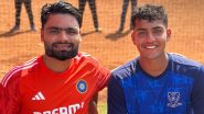 Rinku Singh Meets Arshin Kulkarni: KKR कैंप में भारत के अंडर-19 के युवा खिलाड़ी अर्शिन कुलकर्णी से की मुलाकात, आईपीएल से पहले एक साथ क्लिक की तस्वीर