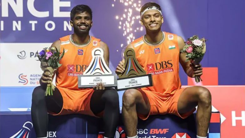 Badminton At Paris Olympic 2024: पेरिस ओलंपिक में तीसरे वरीय सात्विकसाईराज रंकीरेड्डी और चिराग शेट्टी को ग्रुप 'सी' में मिला आसान ड्रा, जानें कब खेला जाएगा मुकाबला