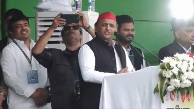 Akhilesh Yadav Patna: ' जन विश्वास रैली ' में समाजवादी पार्टी के अध्यक्ष अखिलेश यादव ने उत्तरप्रदेश में 80 और बिहार से 40 हराओं का दिया नारा - Video