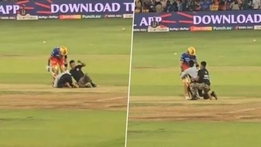 IPL 2024: बेंगलुरु और पंजाब के मैच के दौरान फैन ने सुरक्षा तोड़कर विराट कोहली के छुए पैर, वीडियो हुआ वायरल