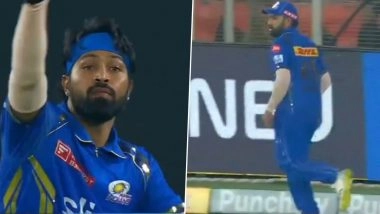 'रोहित आपको जाना पड़ेगा', मुंबई इंडियंस और गुजरात टाइटंस के मैच के दौरान हार्दिक पंड्या ने रोहित को बाउंड्री पर फील्डिंग के लिए भेजा, देखें वीडियो