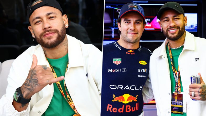 Neymar Jr Spotted at Bahrain Grand Prix 2024:&nbsp;रेड बुल रेसिंग को सपोर्ट करने साखिर इंटरनेशनल सर्किट पहुंचें&nbsp;ब्राज़ीलियाई फ़ुटबॉलर नेमार जूनियर, देखें तस्वीरें