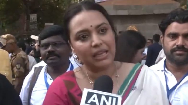 बिना नाम लिए स्वरा भास्कर ने पीएम मोदी पर कसा तंज, बोली- राहुल गांधी ने जनता की बात सुनी, लेकिन कुछ नेता सिर्फ अपने मन की बात हमें सुनाते हैं -Video