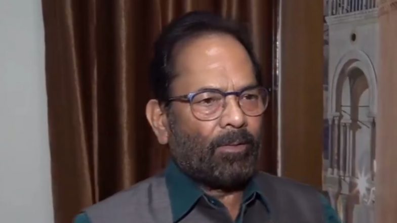 संशोधन वक्त और वक्फ दोनों की जरूरत, जेपीसी में खुले दिल से होगा विचार: मुख्तार अब्बास नकवी