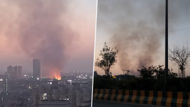 Massive Fire In Noida: नोएडा में हॉर्टिकल्चर के डंपिंग यार्ड में लगी भीषण आग, मौके पर भेजी गई फायर बिग्रेड की 15 गाड़ियां- VIDEO