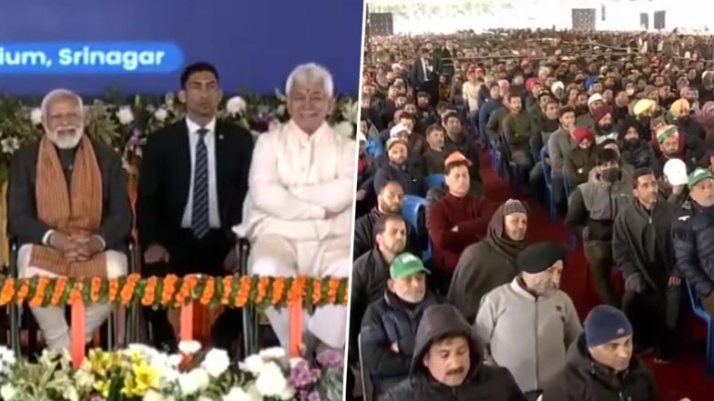 PM Modi Jammu Kashmir Visit: जम्मू कश्मीर को PM मोदी की बड़ी सौगात, ₹6400 करोड़ की परियोजनाओं का किया उद्घाटन- VIDEO