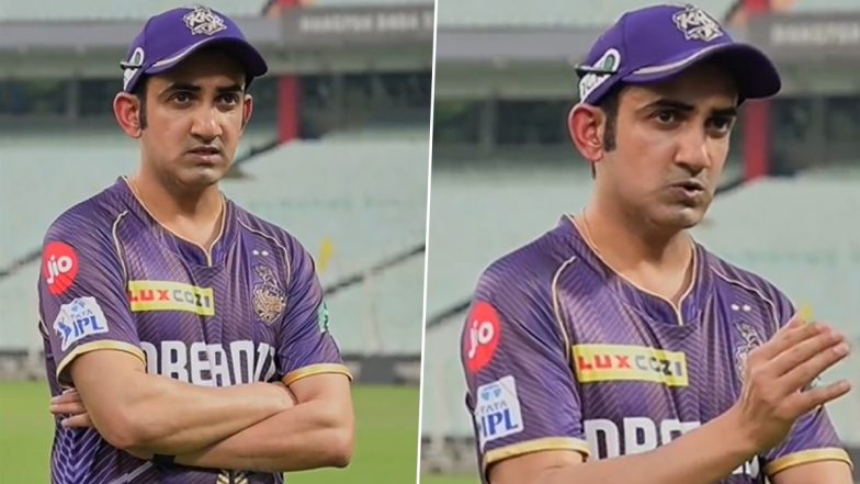 Video: 'हम आज से सीज़न शुरू कर रहे हैं' गौतम गंभीर ने प्रशिक्षण सत्र में भाषण के साथ अपनी केकेआर वापसी को बनाया यादगार