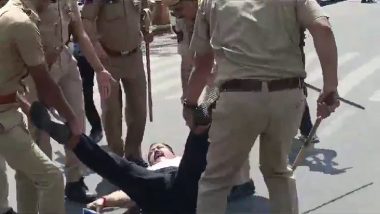 VIDEO: जयपुर में AAP कार्यकर्ताओं पर लाठीचार्ज, केजरीवाल की गिरफ्तारी के खिलाफ कर रहे थे प्रदर्शन