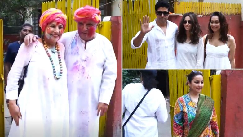 Happy Holi 2024: मुंबई में शबाना आज़मी-जावेद अख्तर के घर होली को लेकर पार्टी, दिव्या दत्ता, फरहान अख्तर सहित ये फ़िल्मी सितारें हुए शामिल, देखें वीडियो