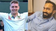 Dinesh Karthik Praise Cameron Green: न्यूजीलैंड के खिलाफ पहले टेस्ट में शतक के बाद आरसीबी के टीममेट्स कैमरून ग्रीन के लिए दिनेश कार्तिक ने शेयर की खास मैसेज, देखें वीडियो