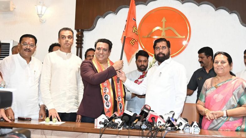 मुख्यमंत्री एकनाथ शिंदे की उपस्थिति में Shiv Sena में शामिल हुए Govinda, बनें पार्टी के स्टार प्रचारक (View Pics)