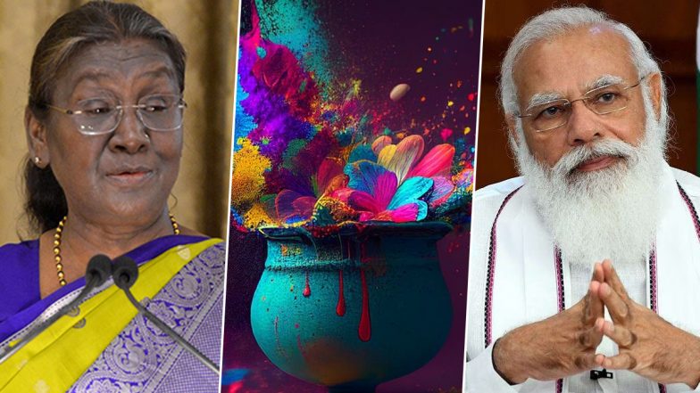 Happy Holi 2024: देशभर में होली की धूम, राष्टपति द्रौपदी मुर्मु, पीएम मोदी, राहुल गांधी सहित इन नेताओं ने दी बधाई, देखें Tweet