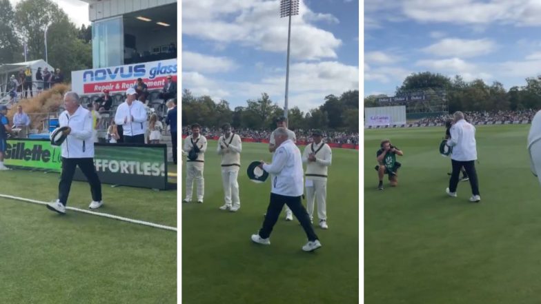 Umpire Marais Erasmus Retirement:&nbsp;मराइस इरास्मस ने क्रिकेट अंपायरिंग से लिया संन्यास, अंतिम टेस्ट में अंपायरिंग से पहले खिलाड़ियों ने दीं गार्ड ऑफ ऑनर, देखें वीडियो